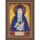 Mini Icon Bead Embroidery Kit on Art Canvas "St. Elizabeth"