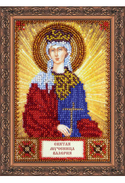 Mini Icon Bead Embroidery Kit on Art Canvas "St. Valery"