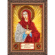 Mini Icon Bead Embroidery Kit on Art Canvas "St. Sophia"