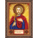 Mini Icon Bead Embroidery Kit on Art Canvas "St. Eugene"