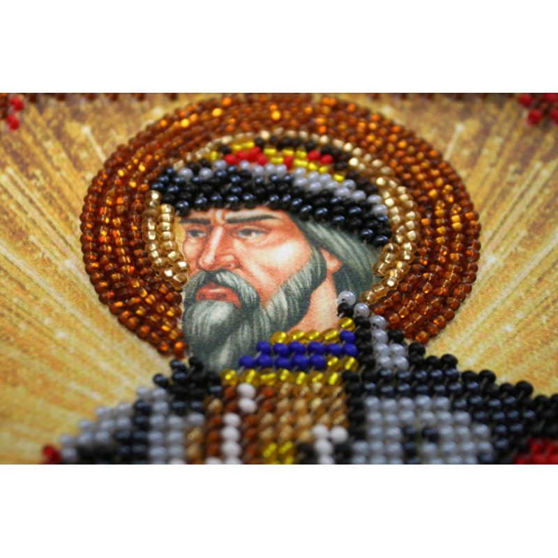 Набір-міні для вишивання бісером іменної ікони "Святий Борис"