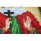 Mini Icon Bead Embroidery Kit on Art Canvas "St. Alla"