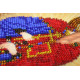 Mini Icon Bead Embroidery Kit on Art Canvas "St. Vyacheslav"