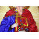Mini Icon Bead Embroidery Kit on Art Canvas "St. Vyacheslav"