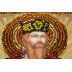 Mini Icon Bead Embroidery Kit on Art Canvas "St. Vyacheslav"