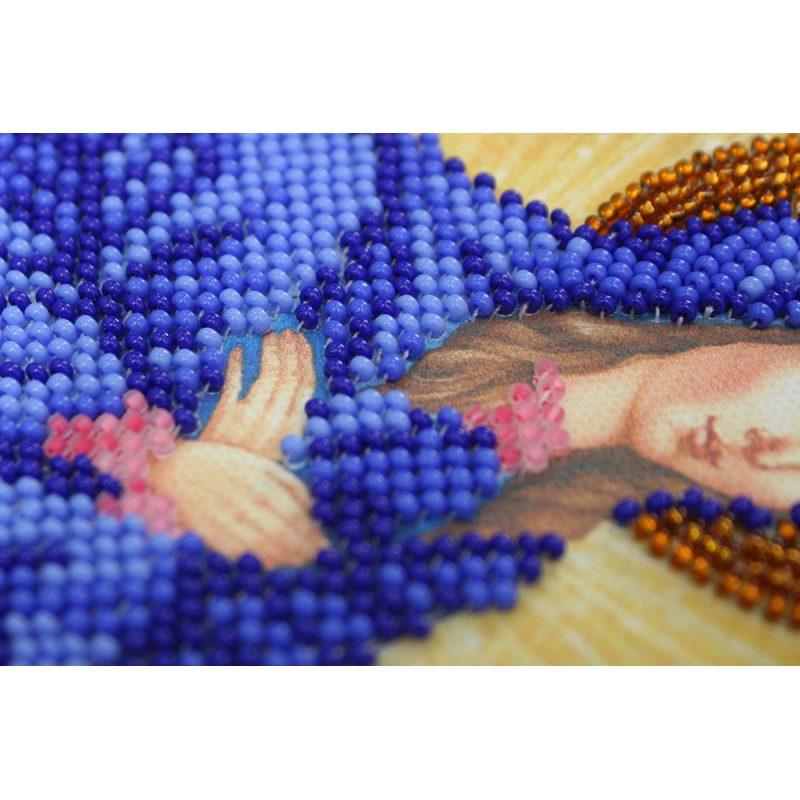 Mini Icon Bead Embroidery Kit on Art Canvas "St. Raisa"
