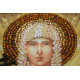 Mini Icon Bead Embroidery Kit on Art Canvas "St. Antonina"