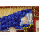 Mini Icon Bead Embroidery Kit on Art Canvas "St. Christina"