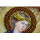 Mini Icon Bead Embroidery Kit on Art Canvas "St. Christina"
