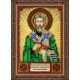 Mini Icon Bead Embroidery Kit on Art Canvas "St. Valentine"