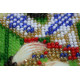 Mini Icon Bead Embroidery Kit on Art Canvas "St. Valentine"