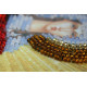 Mini Icon Bead Embroidery Kit on Art Canvas "St. Zoe"