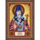 Mini Icon Bead Embroidery Kit on Art Canvas "St. Arseny"