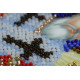 Mini Icon Bead Embroidery Kit on Art Canvas "St. Arseny"