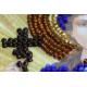 Mini Icon Bead Embroidery Kit on Art Canvas "St. Pelagia"