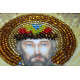 Mini Icon Bead Embroidery Kit on Art Canvas "St. Vladislav"