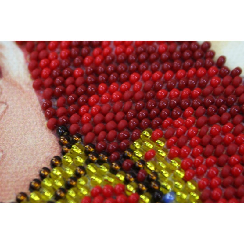 Mini Icon Bead Embroidery Kit on Art Canvas "St. Vladislav"