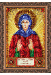 Mini Icon Bead Embroidery Kit on Art Canvas "St Cyrus"
