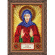 Mini Icon Bead Embroidery Kit on Art Canvas "St Cyrus"