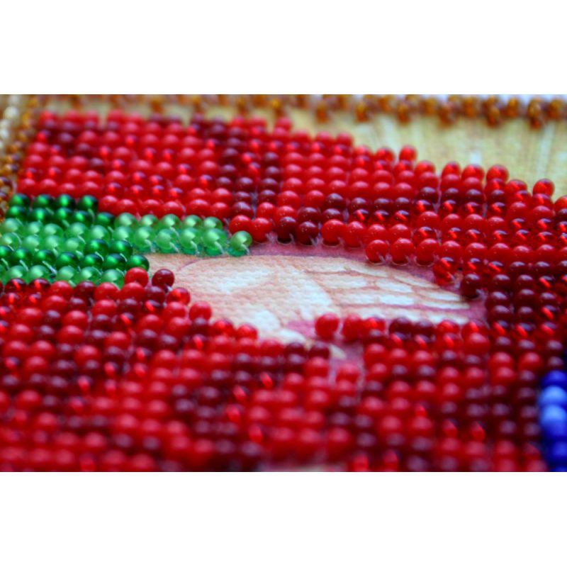 Mini Icon Bead Embroidery Kit on Art Canvas "St Cyrus"