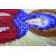 Mini Icon Bead Embroidery Kit on Art Canvas "St Cyrus"