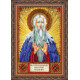 Mini Icon Bead Embroidery Kit on Art Canvas "St. Macarius"