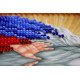 Mini Icon Bead Embroidery Kit on Art Canvas "St. Macarius"