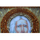 Mini Icon Bead Embroidery Kit on Art Canvas "St. Macarius"