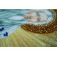 Mini Icon Bead Embroidery Kit on Art Canvas "St. Macarius"