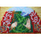 Mini Icon Bead Embroidery Kit on Art Canvas "St. Juliana"