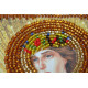 Mini Icon Bead Embroidery Kit on Art Canvas "St. David"