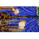 Mini Icon Bead Embroidery Kit on Art Canvas "St. Eudocia"