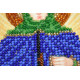 Mini Icon Bead Embroidery Kit on Art Canvas "St. Eudocia"