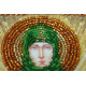 Mini Icon Bead Embroidery Kit on Art Canvas "St. Eudocia"