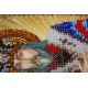 Mini Icon Bead Embroidery Kit on Art Canvas "St. Innokenty"