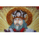 Mini Icon Bead Embroidery Kit on Art Canvas "St. Innokenty"