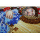 Mini Icon Bead Embroidery Kit on Art Canvas "St. Yaroslav"