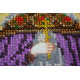 Mini Icon Bead Embroidery Kit on Art Canvas "St. Euphrosyne"