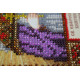 Mini Icon Bead Embroidery Kit on Art Canvas "St. Euphrosyne"