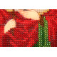Mini Icon Bead Embroidery Kit on Art Canvas "St. Alevtina"