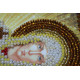Mini Icon Bead Embroidery Kit on Art Canvas "St. Alevtina"
