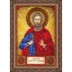 Mini Icon Bead Embroidery Kit on Art Canvas "St. Trophimus"