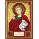 Mini Icon Bead Embroidery Kit on Art Canvas "St.Thomas"
