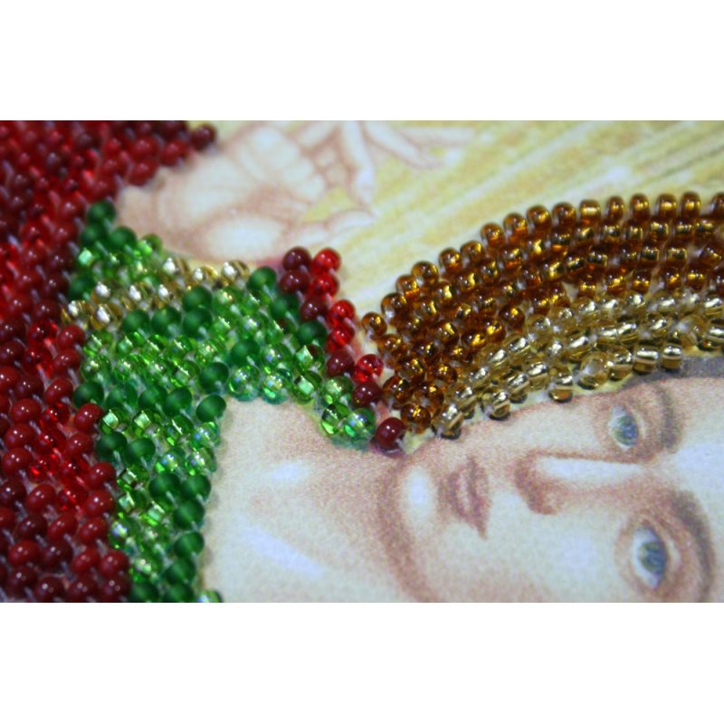 Mini Icon Bead Embroidery Kit on Art Canvas "St.Thomas"