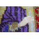 Mini Icon Bead Embroidery Kit on Art Canvas "St.Athanasius"
