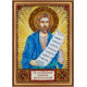 Mini Icon Bead Embroidery Kit on Art Canvas "St. Symeon"