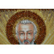 Mini Icon Bead Embroidery Kit on Art Canvas "St. Stephen"