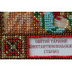 Mini Icon Bead Embroidery Kit on Art Canvas "St. Tarasius (Taras)"