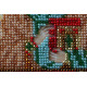 Mini Icon Bead Embroidery Kit on Art Canvas "St. Tarasius (Taras)"