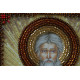 Mini Icon Bead Embroidery Kit on Art Canvas "St. Tarasius (Taras)"